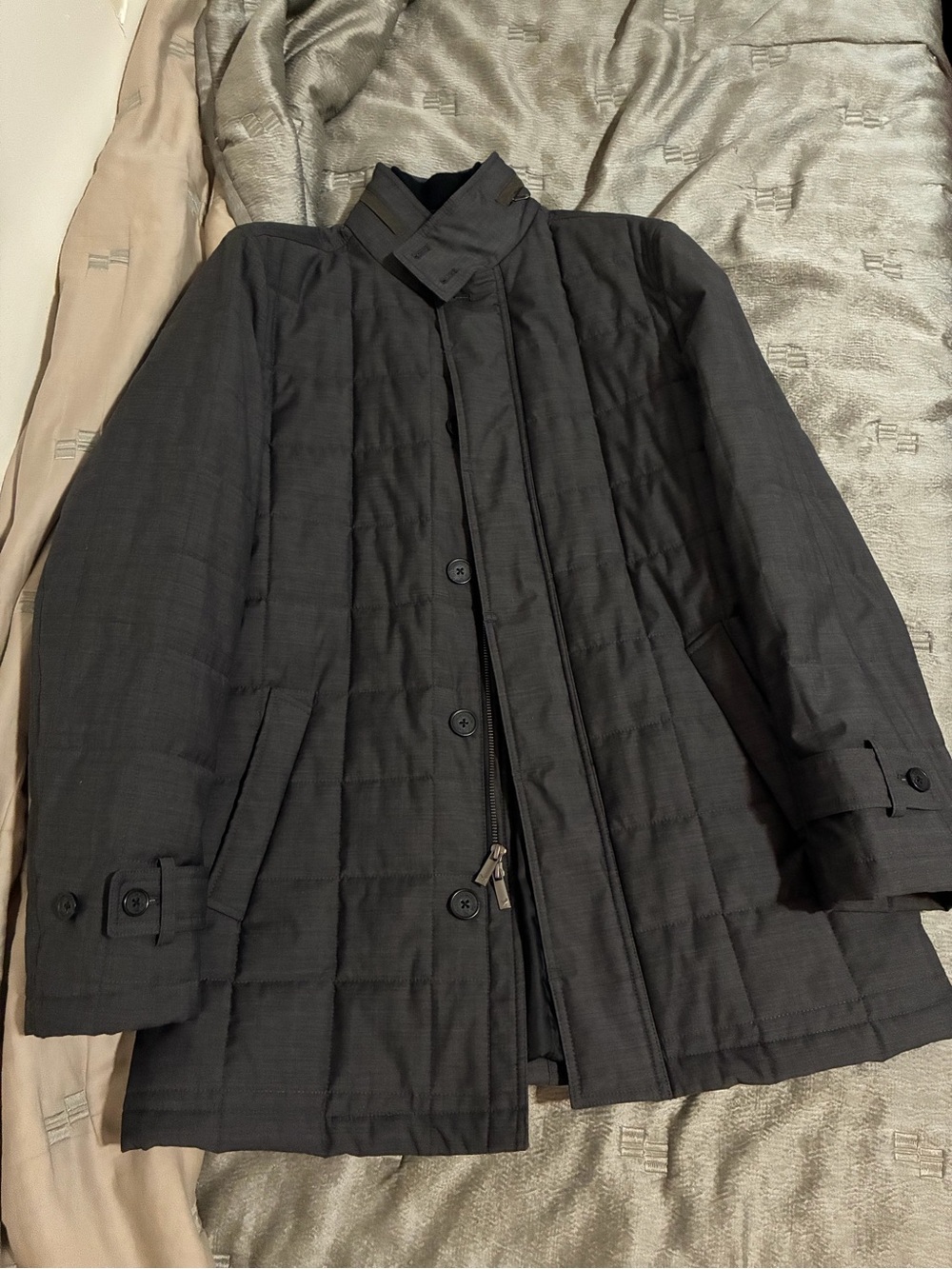 Men's Quilted Coat - Classic Winter Jacket